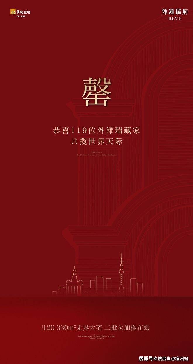 建面-123㎡ 3-4房总价1600万起！外滩1公里！均价1478万！【华润瑞府】(图16)
